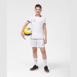 Футболка волейбольная JOGEL CAMP, белый, детский