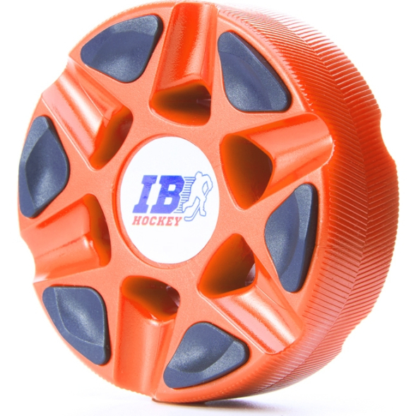 Шайба для стрит-хоккея IB Hockey In-Line, IB-InL-OR, пластик, диам.75 мм,выс. 25 мм,вес 120гр, оранж