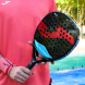 PALA DE PÁDEL TOURNAMENT FLEX NEGRO ROJO