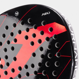 PALA DE PÁDEL TOURNAMENT FLEX NEGRO ROJO