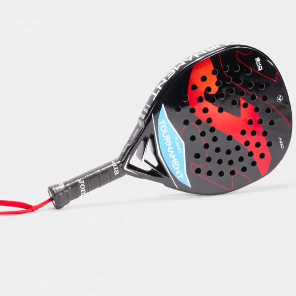 PALA DE PÁDEL TOURNAMENT FLEX NEGRO ROJO