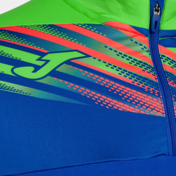 SUDADERA ELITE X DARK ROYAL VERDE FLÚOR