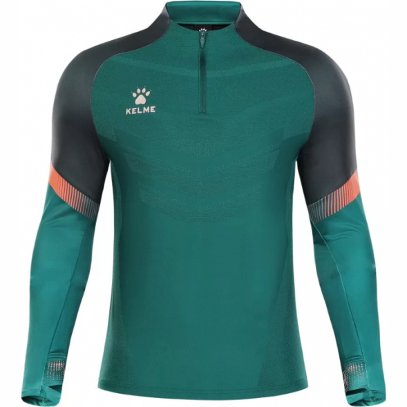 Олимпийка KELME Knitted training pullover Т.серый (201)