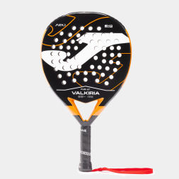 PALA DE PÁDEL VALKIRIA FLEX NEGRO NARANJA FLUOR