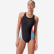 Купальник SPEEDO Colourblock 2.0 Muscleback, 8-00424817558, размер 42, российский размер 54, черно-бирюзово-коралловый