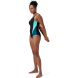 Купальник SPEEDO Colourblock 2.0 Muscleback, 8-00424817558, размер 42, российский размер 54, черно-бирюзово-коралловый