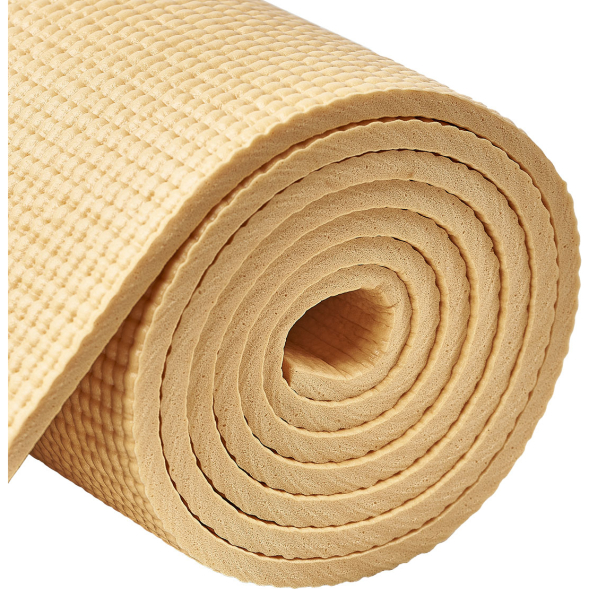 Коврик для йоги TORRES Relax 6 YL12236B, толщина 6 мм, ПВХ, песочный