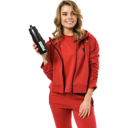 Бутылка для воды PUMA TR bottle core, 05381301, объем 750мл, ПЭ, ПП, ПТУ, силикон, черный