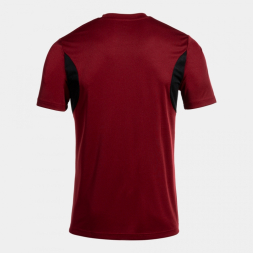 CAMISETA MANGA CORTA WINNER III BURDEOS NEGRO