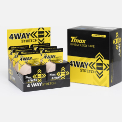 Тейп кинезиологический Tmax 4 WAY Biege (5 см x 5 м), 20211227, телесный