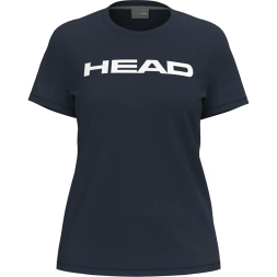 Футболка женская HEAD Club Original T-Shirt W 814845-NV-XS, р.XS, полиэстер, хлопок, эластан, т.сини