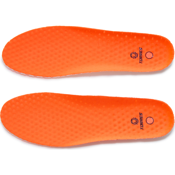 Стельки для обуви TORRES, TI48241-45, р.45, толщина 3-6мм, ЭВА,текстиль, черный