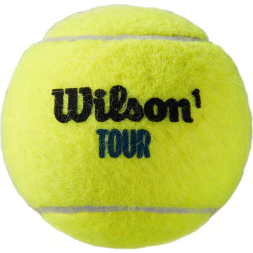 Мяч теннисный WILSON Tour Premier All Court, WRT119400, одобр.ITF, фетр, нат.резина,. уп.4 шт