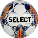 Мяч футзал. SELECT Futsal Master Grain V22, 1043460006, р.4, Basic, 32п, ПУ, руч.сш, бел-син-ор
