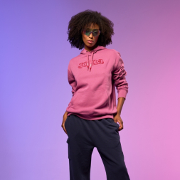 SUDADERA CON CAPUCHA U-TRIBE ROSA