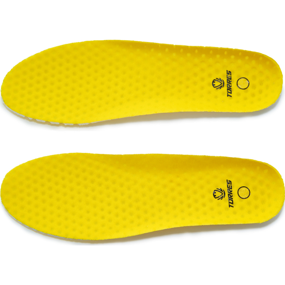 Стельки для обуви TORRES, TI59241-45, р.45, толщина 4-7мм, ЭВА,текстиль, черный