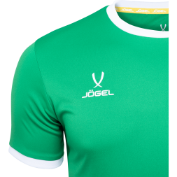 Футболка футбольная JOGEL CAMP Origin, зеленый/белый, детский