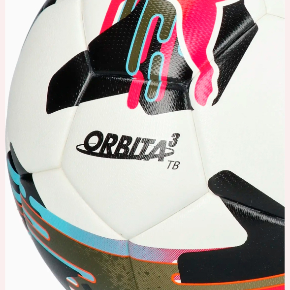 Мяч футб. PUMA Orbita 3 TB FQ, 08432501, р.4, FIFA Quality, 32 пан, ТПУ, термосшивка, бело-мультикол
