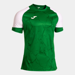 CAMISETA MANGA CORTA HISPA V VERDE BLANCO