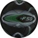 Мяч футбольный ONLYTOP +F50, PVC, ручная сшивка, 32 панели, р. 5