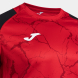 CAMISETA MANGA CORTA HISPA V ROJO NEGRO