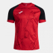 CAMISETA MANGA CORTA HISPA V ROJO NEGRO