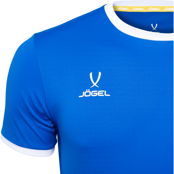 Футболка футбольная JOGEL CAMP Origin, синий/белый, детский