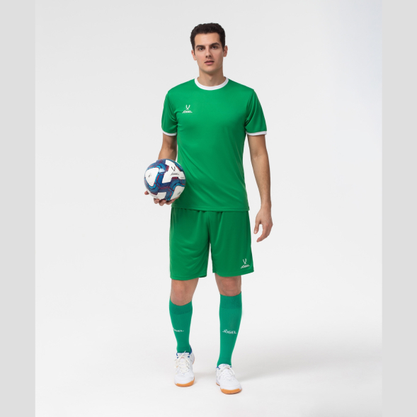 Футболка футбольная JOGEL CAMP Origin, зеленый/белый