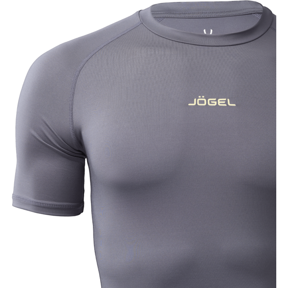 Футболка компрессионная с коротким рукавом JOGEL CAMP PerFormDRY Top SS, темно-серый