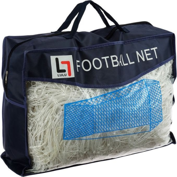 Сетка футбольная ONLYTOP, 7,5х2,5 м, нить 3 мм,  2 шт.