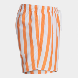BERMUDA DE BAÑO PARTY NARANJA BLANCO