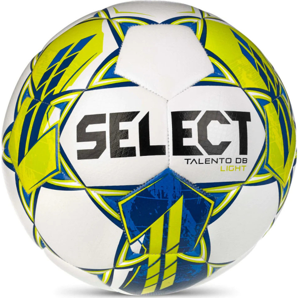 Мяч футб. SELECT Talento DB Light V23, 0774860005 р.4, 32п, ПУ, гибрид.сш, бело-сине-зеленый