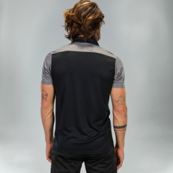 Поло с коротким рукавом HOBBY Черный-Серый