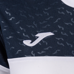 CAMISETA MANGA CORTA CREW V BLANCO ROJO