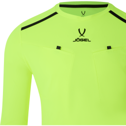 Футболка судейская с длинным рукавом JOGEL DIVISION PerFormDRY Referee LS Tee, желтый неон