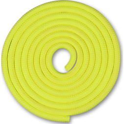 Скакалка гимнастическая INDIGO SM-123-BK, утяжеленная, длина 3м, шнур, черный