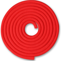 Скакалка гимнастическая INDIGO SM-123-BK, утяжеленная, длина 3м, шнур, черный