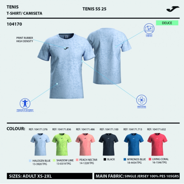 CAMISETA MANGA CORTA CHALLENGE LIMA