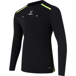 Футболка судейская с длинным рукавом JOGEL DIVISION PerFormDRY Referee LS Tee, черный
