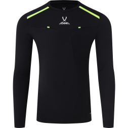 Футболка судейская с длинным рукавом JOGEL DIVISION PerFormDRY Referee LS Tee, черный