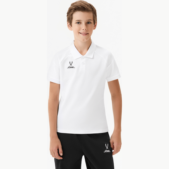 Поло JOGEL CAMP 2 CVC Polo CZ, белый