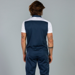 Поло с коротким рукавом HOBBY Темно синий-белый