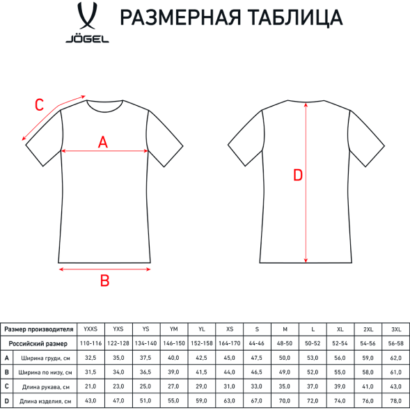 Футболка игровая JOGEL CAMP Origin Jersey, желтый неон