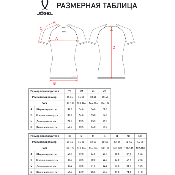 Футболка компрессионная с коротким рукавом JOGEL CAMP PerFormDRY Baselayer SS Tee, белый