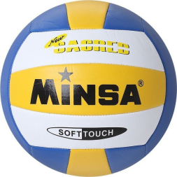 Мяч волейбольный MINSA, ПВХ, машинная сшивка, 18 панелей, р. 5
