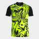 CAMISETA MANGA CORTA LION II NEGRO AMARILLO FLUOR