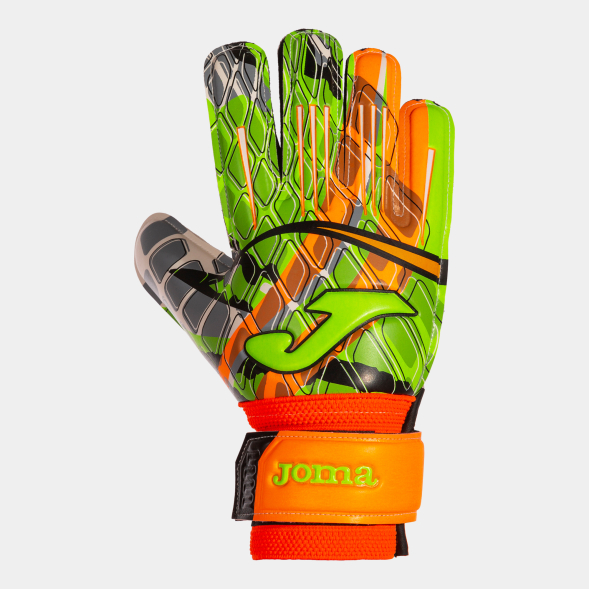 GUANTES PORTERO CALCIO 23 NARANJA FLÚOR LIMA
