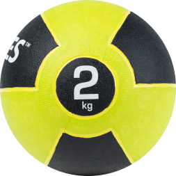 Медбол TORRES AL00231, 1кг, желто-черный