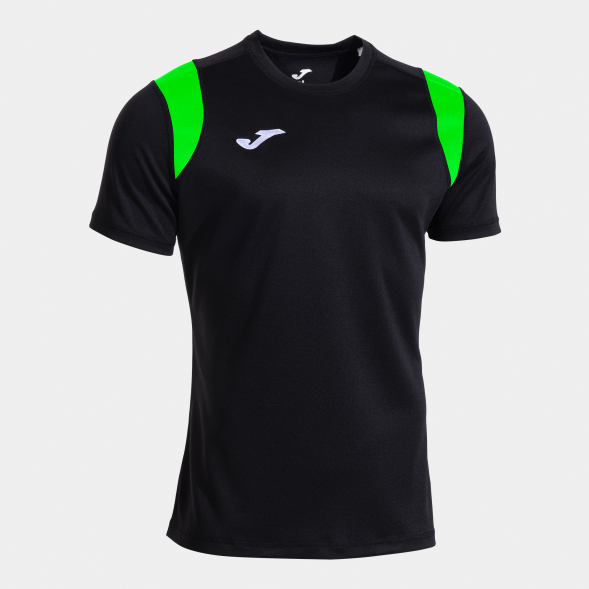 CAMISETA MANGA CORTA STIMULUS NEGRO-VERDE FLUOR