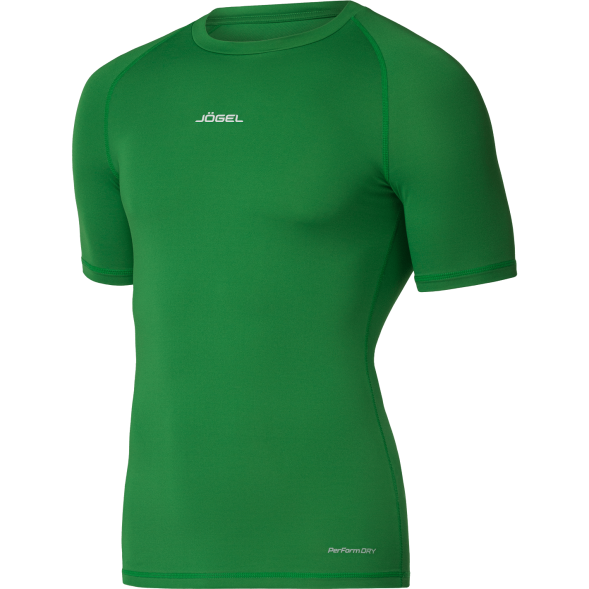 Футболка компрессионная с коротким рукавом JOGEL CAMP PerFormDRY Baselayer SS Tee, зеленый